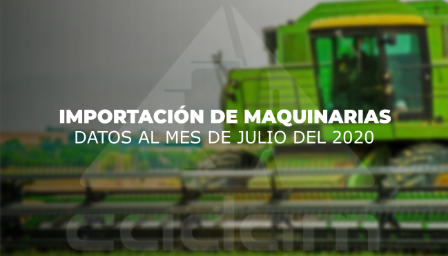 Se mantuvo reducción en la importación de maquinarias agrícolas, viales y de construcción