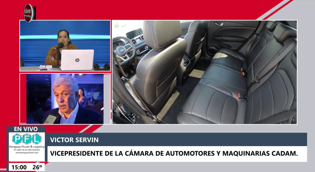 Participación de Victor Servín, vicepresidente de CADAM, en el programa “Paraguay Fluvial y Logística”.