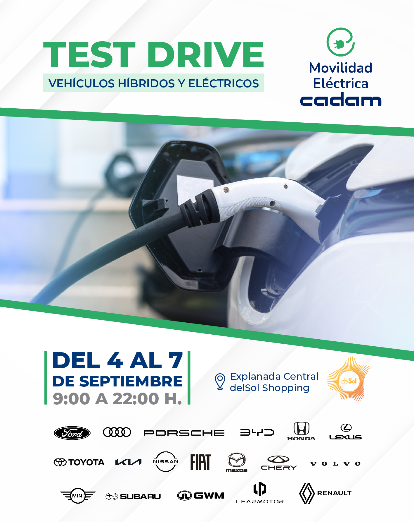 CADAM invita a vivir la experiencia del Test Drive de Vehículos Híbridos y Eléctricos